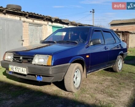 Синий ВАЗ 21099, объемом двигателя 1.5 л и пробегом 231 тыс. км за 1350 $, фото 1 на Automoto.ua