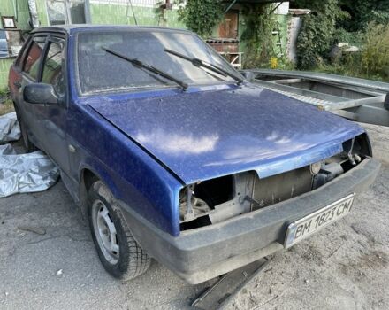 Синий ВАЗ 21099, объемом двигателя 1.5 л и пробегом 200 тыс. км за 600 $, фото 1 на Automoto.ua