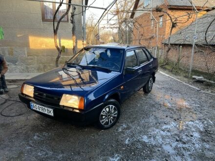 Синий ВАЗ 21099, объемом двигателя 1.5 л и пробегом 120 тыс. км за 1100 $, фото 1 на Automoto.ua
