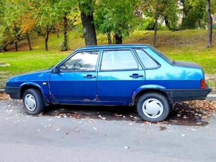 Синий ВАЗ 21099, объемом двигателя 1.5 л и пробегом 166 тыс. км за 800 $, фото 1 на Automoto.ua