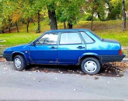 Синий ВАЗ 21099, объемом двигателя 1.5 л и пробегом 166 тыс. км за 800 $, фото 1 на Automoto.ua