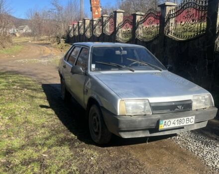 Синий ВАЗ 21099, объемом двигателя 1.6 л и пробегом 250 тыс. км за 550 $, фото 1 на Automoto.ua