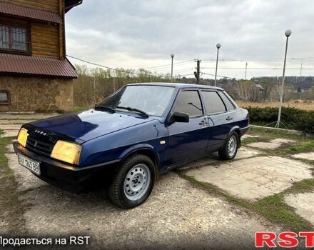 Синий ВАЗ 21099, объемом двигателя 1.5 л и пробегом 200 тыс. км за 1650 $, фото 1 на Automoto.ua