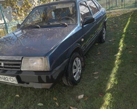 Синий ВАЗ 21099, объемом двигателя 1.5 л и пробегом 245 тыс. км за 950 $, фото 1 на Automoto.ua
