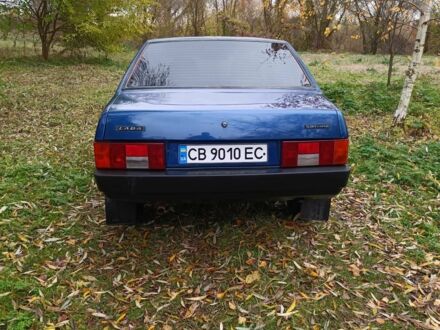 Синий ВАЗ 21099, объемом двигателя 1.5 л и пробегом 150 тыс. км за 1750 $, фото 1 на Automoto.ua
