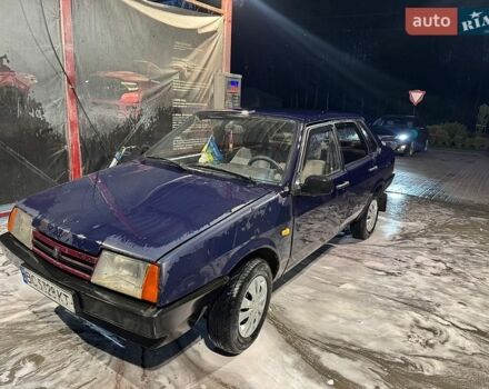 Синий ВАЗ 21099, объемом двигателя 1.6 л и пробегом 250 тыс. км за 650 $, фото 1 на Automoto.ua