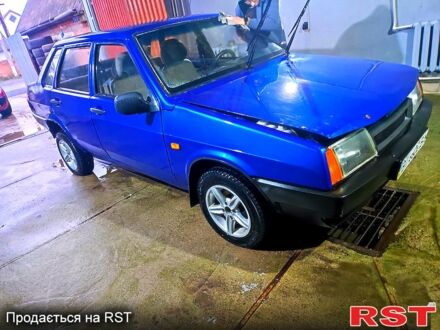 Синій ВАЗ 21099, об'ємом двигуна 1.5 л та пробігом 100 тис. км за 1499 $, фото 1 на Automoto.ua
