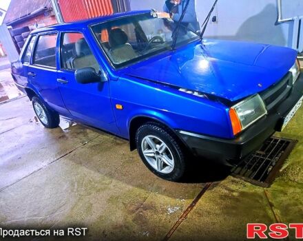 Синий ВАЗ 21099, объемом двигателя 1.5 л и пробегом 100 тыс. км за 1499 $, фото 1 на Automoto.ua