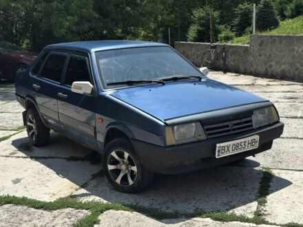 Синій ВАЗ 21099, об'ємом двигуна 1.5 л та пробігом 80 тис. км за 1400 $, фото 1 на Automoto.ua