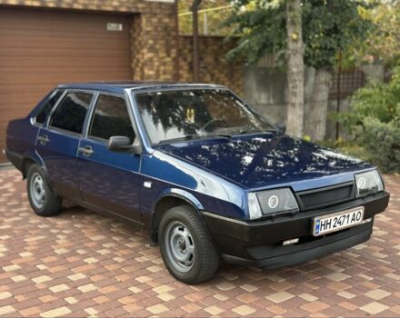 Синий ВАЗ 21099, объемом двигателя 1.5 л и пробегом 240 тыс. км за 2499 $, фото 1 на Automoto.ua