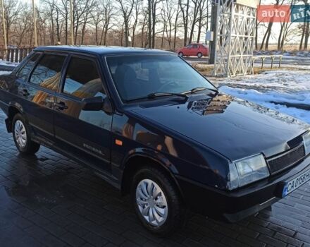 Синій ВАЗ 21099, об'ємом двигуна 1.5 л та пробігом 188 тис. км за 1100 $, фото 1 на Automoto.ua