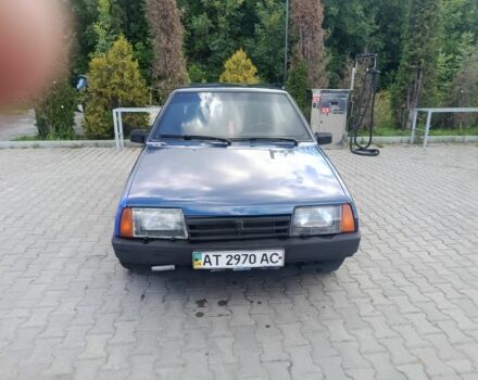 Синий ВАЗ 21099, объемом двигателя 1.5 л и пробегом 2 тыс. км за 1101 $, фото 1 на Automoto.ua