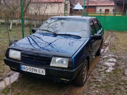 Синий ВАЗ 21099, объемом двигателя 1.5 л и пробегом 262 тыс. км за 1050 $, фото 1 на Automoto.ua