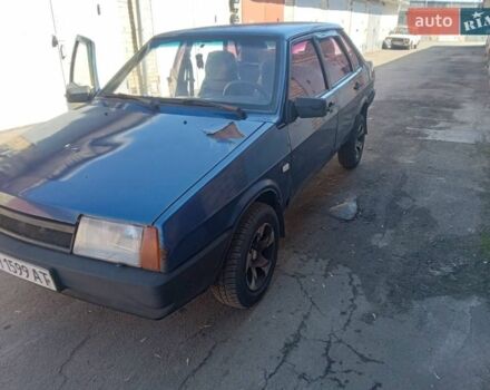 Синій ВАЗ 21099, об'ємом двигуна 1.5 л та пробігом 160 тис. км за 850 $, фото 1 на Automoto.ua