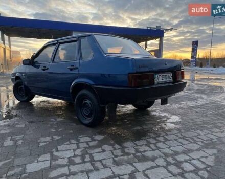 Синий ВАЗ 21099, объемом двигателя 1.5 л и пробегом 150 тыс. км за 1350 $, фото 1 на Automoto.ua