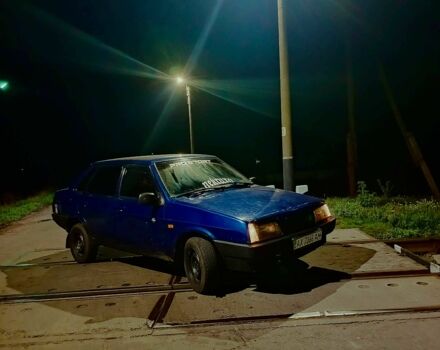 Синий ВАЗ 21099, объемом двигателя 1.5 л и пробегом 77 тыс. км за 1000 $, фото 1 на Automoto.ua