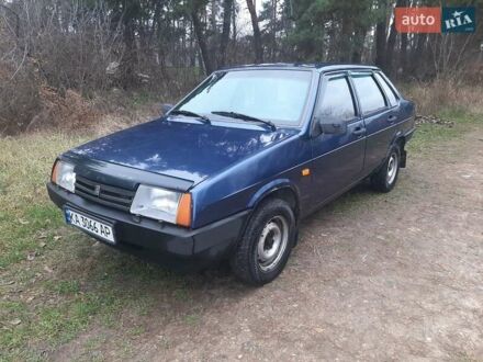 Синий ВАЗ 21099, объемом двигателя 1.5 л и пробегом 175 тыс. км за 1500 $, фото 1 на Automoto.ua