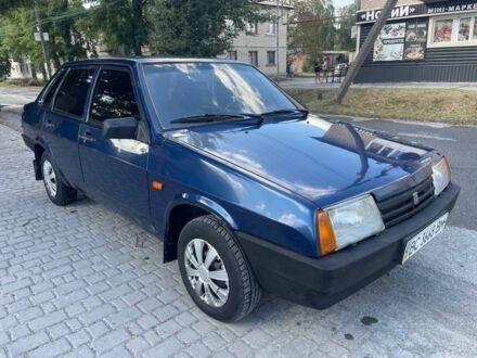 Синий ВАЗ 21099, объемом двигателя 1.5 л и пробегом 175 тыс. км за 1401 $, фото 1 на Automoto.ua