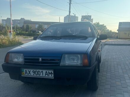 Синий ВАЗ 21099, объемом двигателя 1.5 л и пробегом 172 тыс. км за 1800 $, фото 1 на Automoto.ua