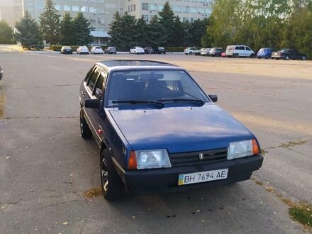 Синий ВАЗ 21099, объемом двигателя 1.6 л и пробегом 168 тыс. км за 2100 $, фото 1 на Automoto.ua