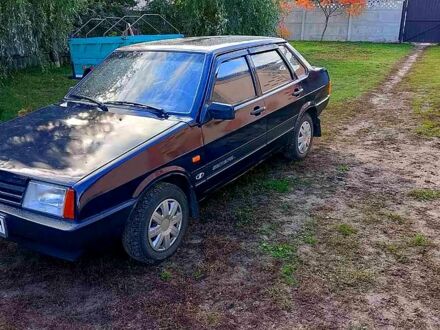 Синий ВАЗ 21099, объемом двигателя 1.5 л и пробегом 0 тыс. км за 1300 $, фото 1 на Automoto.ua