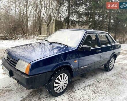 Синій ВАЗ 21099, об'ємом двигуна 1.5 л та пробігом 200 тис. км за 1450 $, фото 1 на Automoto.ua