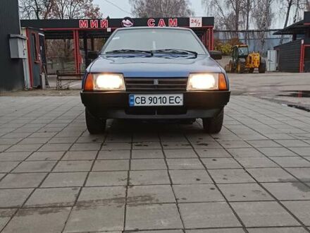 Синий ВАЗ 21099, объемом двигателя 1.5 л и пробегом 200 тыс. км за 1850 $, фото 1 на Automoto.ua