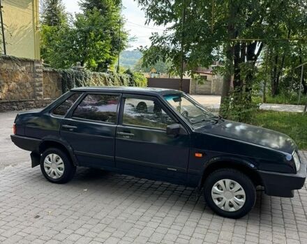 Синий ВАЗ 21099, объемом двигателя 1.5 л и пробегом 150 тыс. км за 1150 $, фото 1 на Automoto.ua