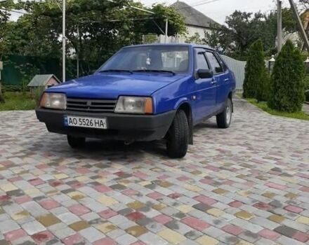 Синій ВАЗ 21099, об'ємом двигуна 1.5 л та пробігом 250 тис. км за 1000 $, фото 1 на Automoto.ua