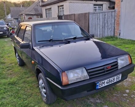Синий ВАЗ 21099, объемом двигателя 1.5 л и пробегом 196 тыс. км за 1700 $, фото 1 на Automoto.ua