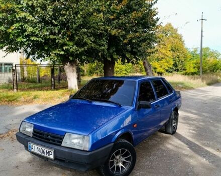 Синий ВАЗ 21099, объемом двигателя 1.5 л и пробегом 189 тыс. км за 1897 $, фото 1 на Automoto.ua