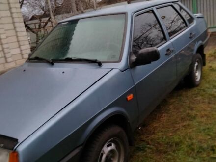 Синий ВАЗ 21099, объемом двигателя 1.6 л и пробегом 170 тыс. км за 2500 $, фото 1 на Automoto.ua