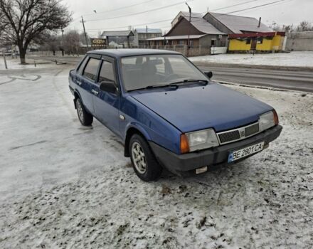 Синий ВАЗ 21099, объемом двигателя 1.5 л и пробегом 190 тыс. км за 1900 $, фото 1 на Automoto.ua