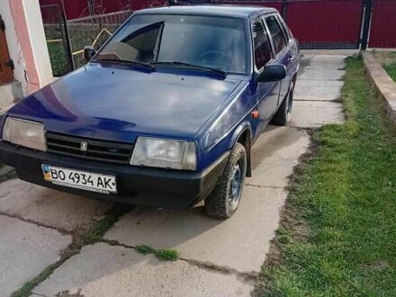 Синий ВАЗ 21099, объемом двигателя 1.5 л и пробегом 108 тыс. км за 950 $, фото 1 на Automoto.ua