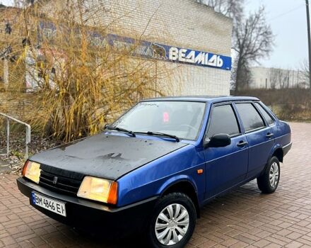 Синий ВАЗ 21099, объемом двигателя 1.5 л и пробегом 220 тыс. км за 1850 $, фото 1 на Automoto.ua