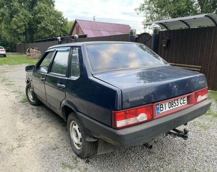 Синий ВАЗ 21099, объемом двигателя 1.5 л и пробегом 168 тыс. км за 850 $, фото 1 на Automoto.ua