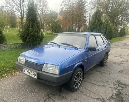 Синий ВАЗ 21099, объемом двигателя 1.5 л и пробегом 199 тыс. км за 1550 $, фото 1 на Automoto.ua