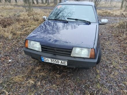 Синій ВАЗ 21099, об'ємом двигуна 1 л та пробігом 220 тис. км за 1208 $, фото 1 на Automoto.ua