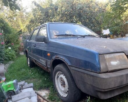 Синий ВАЗ 21099, объемом двигателя 0 л и пробегом 20 тыс. км за 596 $, фото 1 на Automoto.ua