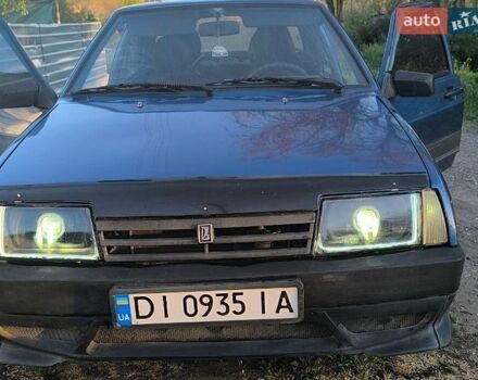 Синий ВАЗ 21099, объемом двигателя 1.5 л и пробегом 149 тыс. км за 1600 $, фото 1 на Automoto.ua