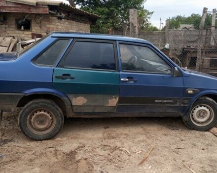Синий ВАЗ 21099, объемом двигателя 1.5 л и пробегом 226 тыс. км за 583 $, фото 1 на Automoto.ua