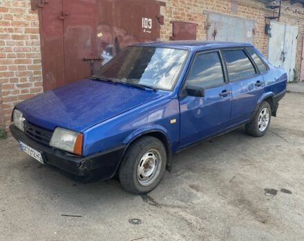 Синий ВАЗ 21099, объемом двигателя 1.5 л и пробегом 586 тыс. км за 677 $, фото 1 на Automoto.ua