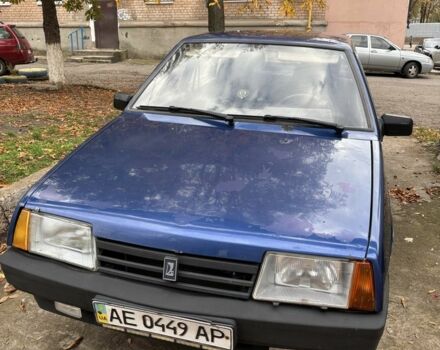 Синий ВАЗ 21099, объемом двигателя 1.5 л и пробегом 212 тыс. км за 1200 $, фото 1 на Automoto.ua