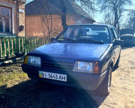 Синий ВАЗ 21099, объемом двигателя 1.5 л и пробегом 250 тыс. км за 750 $, фото 1 на Automoto.ua