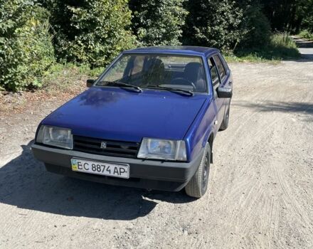 Синий ВАЗ 21099, объемом двигателя 1.5 л и пробегом 190 тыс. км за 1001 $, фото 1 на Automoto.ua