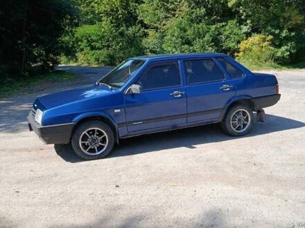 Синий ВАЗ 21099, объемом двигателя 1.5 л и пробегом 99 тыс. км за 2550 $, фото 1 на Automoto.ua