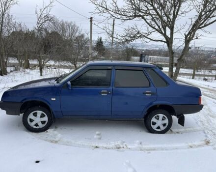 Синий ВАЗ 21099, объемом двигателя 1 л и пробегом 230 тыс. км за 1750 $, фото 1 на Automoto.ua
