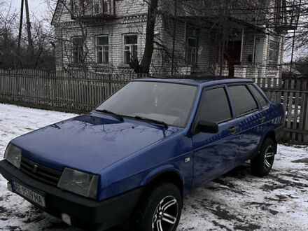 Синій ВАЗ 21099, об'ємом двигуна 1.5 л та пробігом 155 тис. км за 1600 $, фото 1 на Automoto.ua
