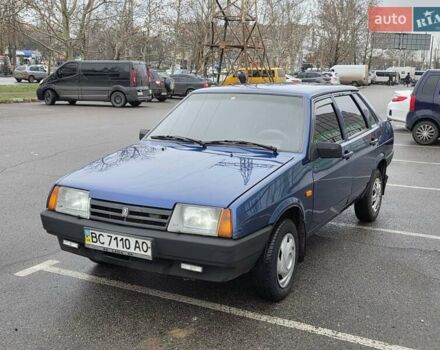 Синий ВАЗ 21099, объемом двигателя 1.6 л и пробегом 250 тыс. км за 1650 $, фото 1 на Automoto.ua