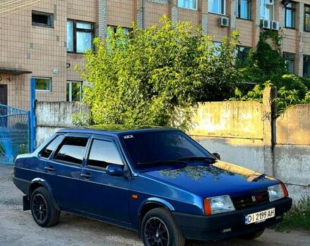 Синий ВАЗ 21099, объемом двигателя 1.5 л и пробегом 200 тыс. км за 1900 $, фото 1 на Automoto.ua
